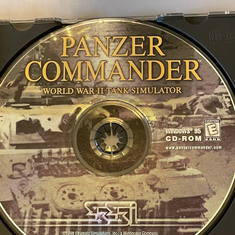 Vintage Panzer Commander WWII simulation PC game